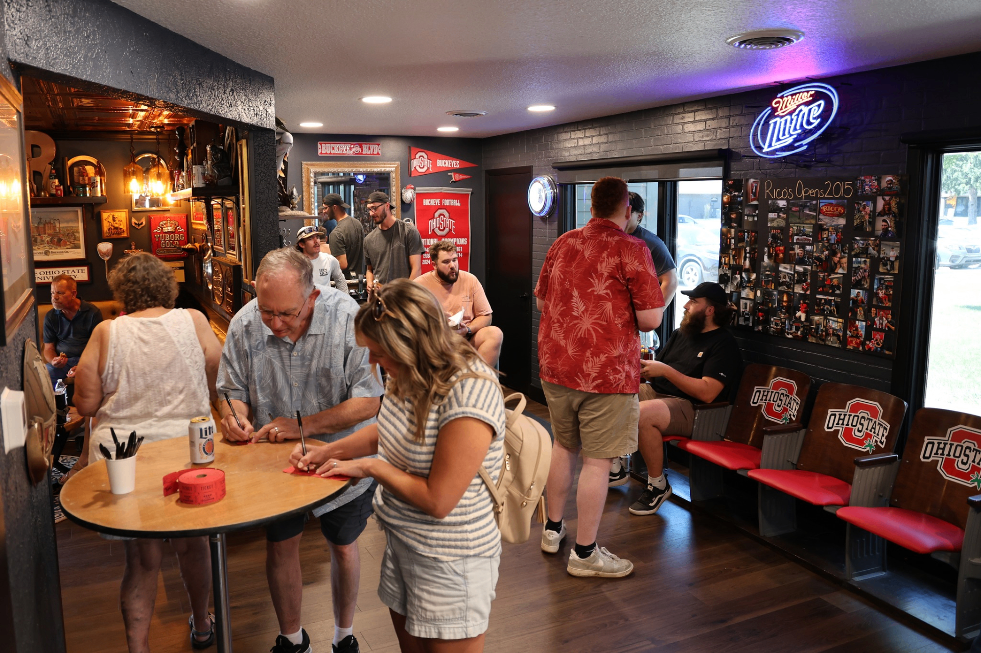 Community event inside the shop