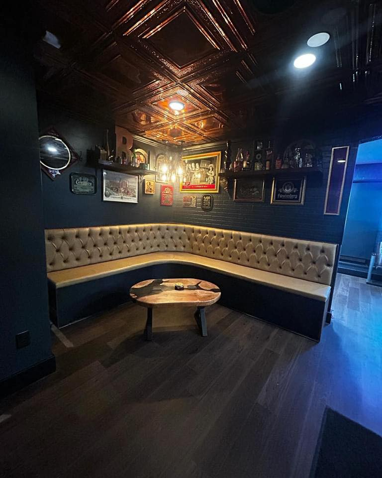 Rico's Barbershop interior