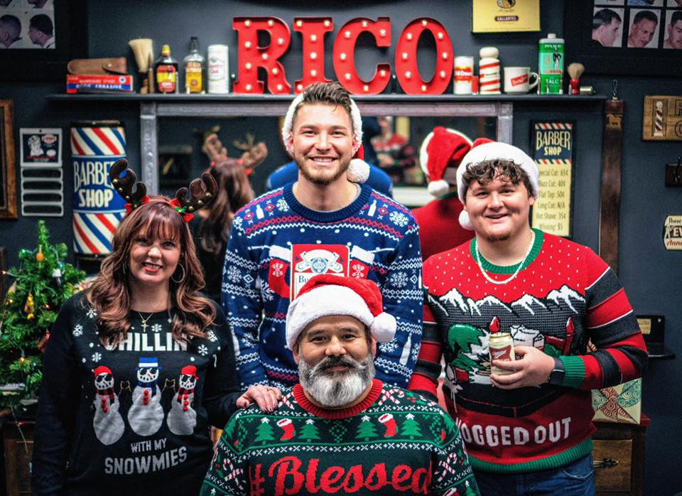 Team holiday photo